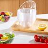 Disposable Plastic Crystal Bowls with Spoons - 100 Sets