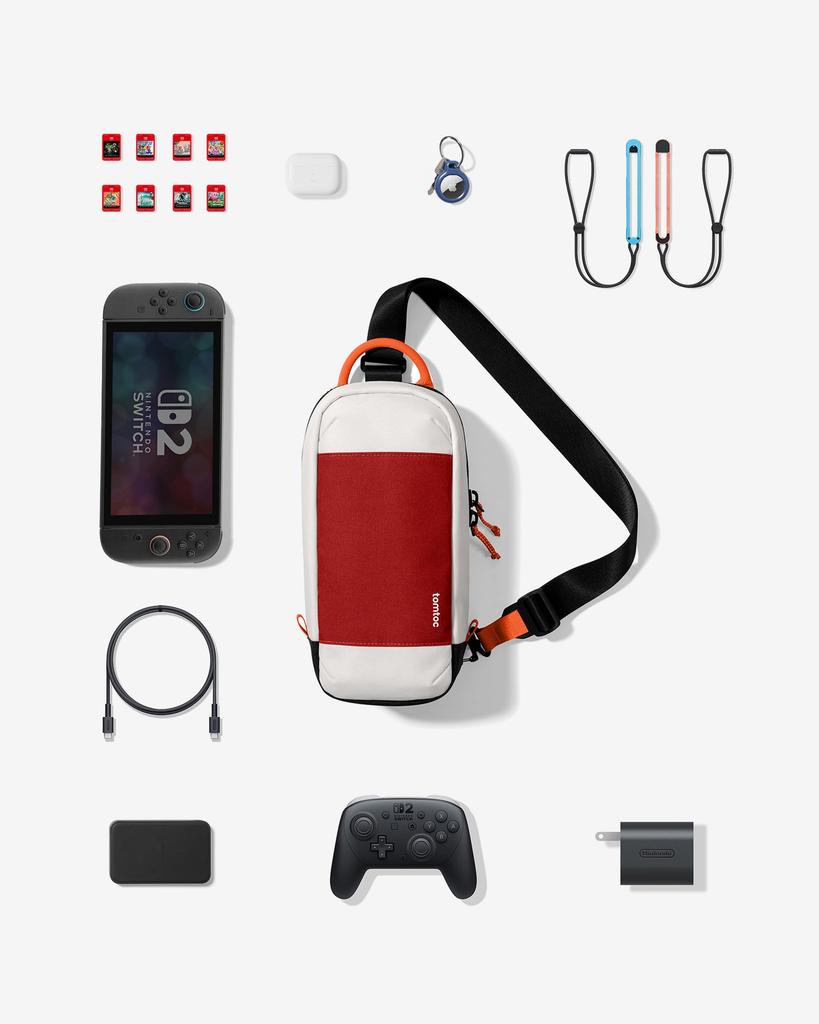 Tomtoc Nintendo Switch 2 Корпус Совместимый с Switch 2 tomtoc Switch Shoulder Pro Аксессуары Игровая карта EVA Защитная сумка, Модели, Сумка, Контроллер,