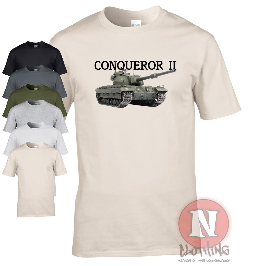 Футболка с танком Conqueror Fv 214 Холодная война Британская армия Основной боевой танк 1955 66 Военный