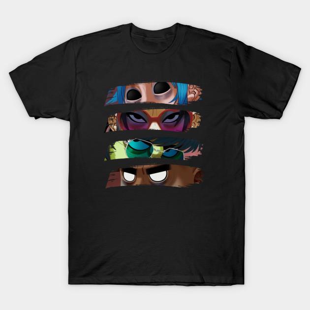Модная унисекс футболка с принтом в стиле Gorillaz, больших размеров XS-6XL, 100% хлопок, топы, футболки с круглым вырезом и коротким рукавом