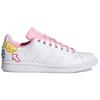 Adidas Stan Smith Doodle - Бело-розовые женские кроссовки Cloud-White True-Pink FX5680
