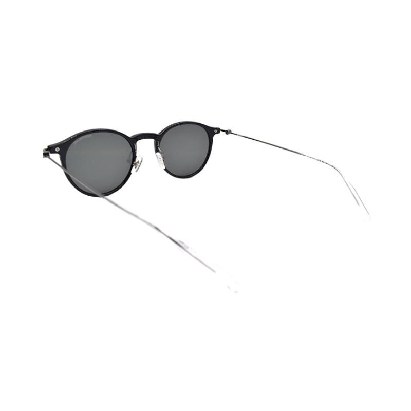 Montblanc Hexagonal White Star Series Flat Frame Round Sunglasses Men sunglasses MB0097S-005-50