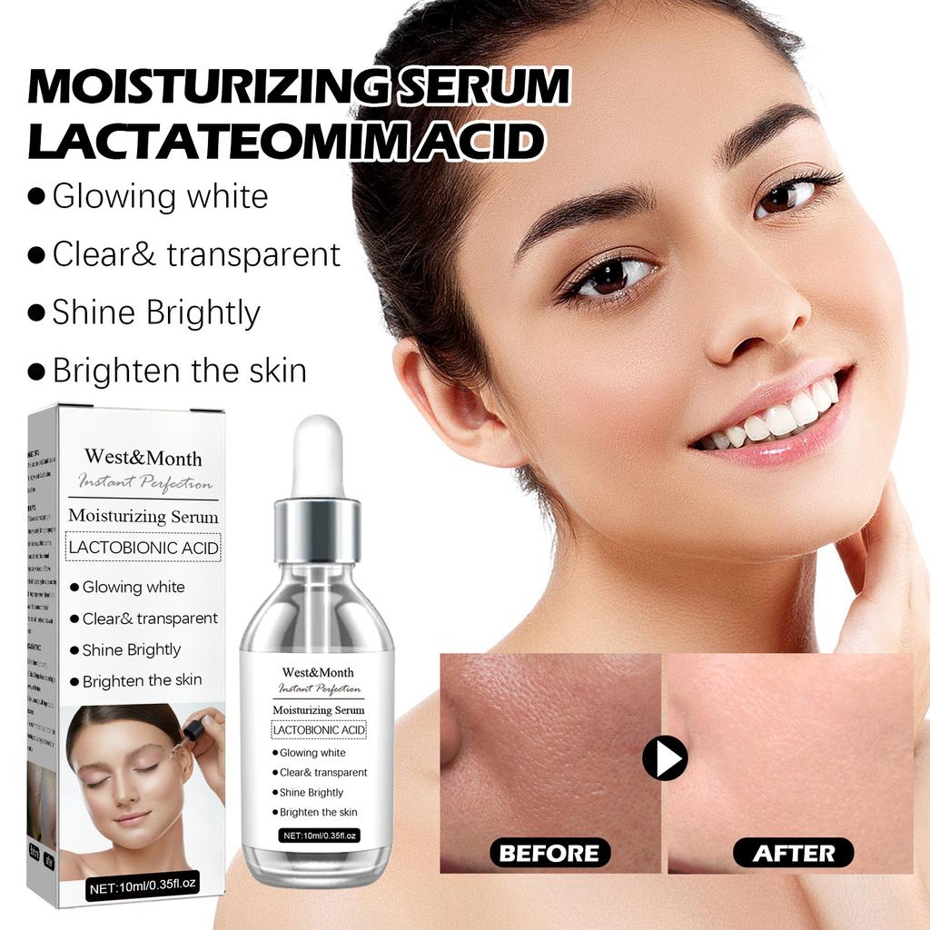 Facial Instant Moisturizing Serum, Hydrating And Moisturizing, Fading Wrinkles, Firming And Brightening Serum