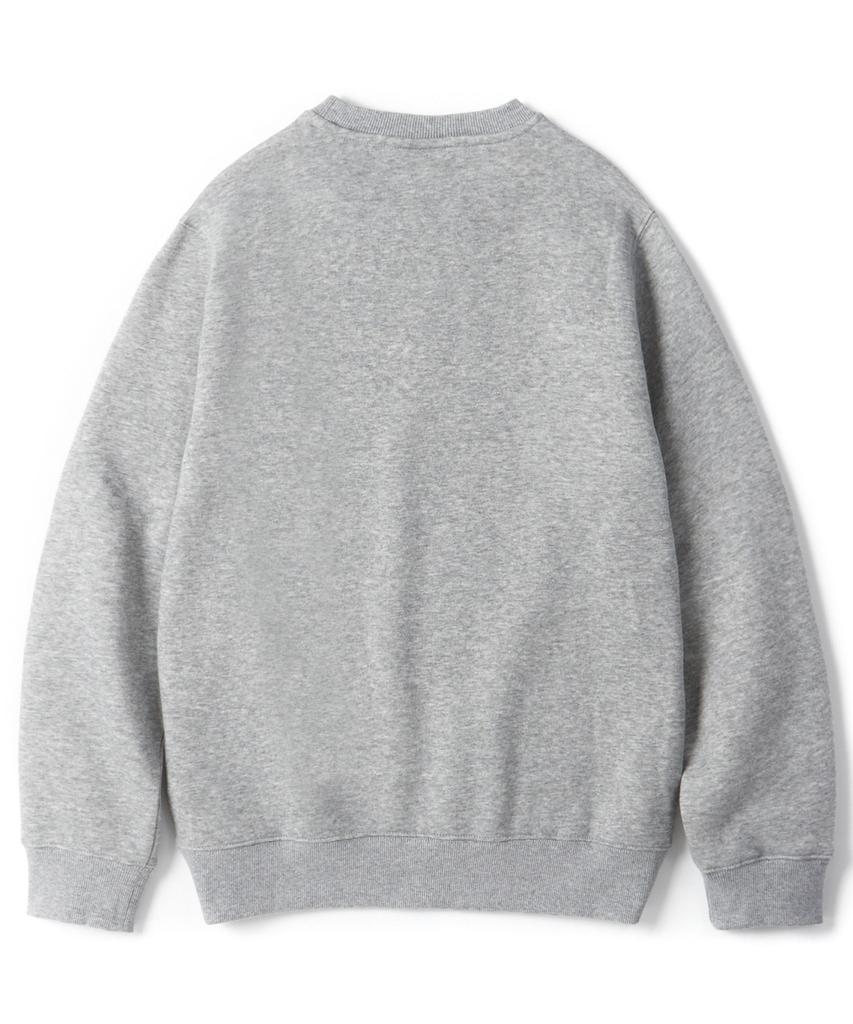 KULTE 811 Standard Fit Leather Icon Sweatshirt Melange Grey