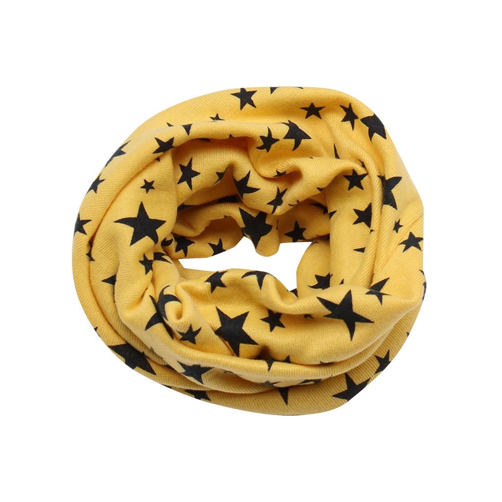 Весенне-осенняя корейская мода пентаграмма детский шейный платок многоцветный детский шарф