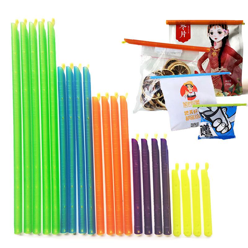 10 шт. зажимы для пакетов Anylock Gripstick Style Seals Food Bags Sealing Clip Plastic Seal Stick Freshlock Kitchen Storege Tools Многоразовые