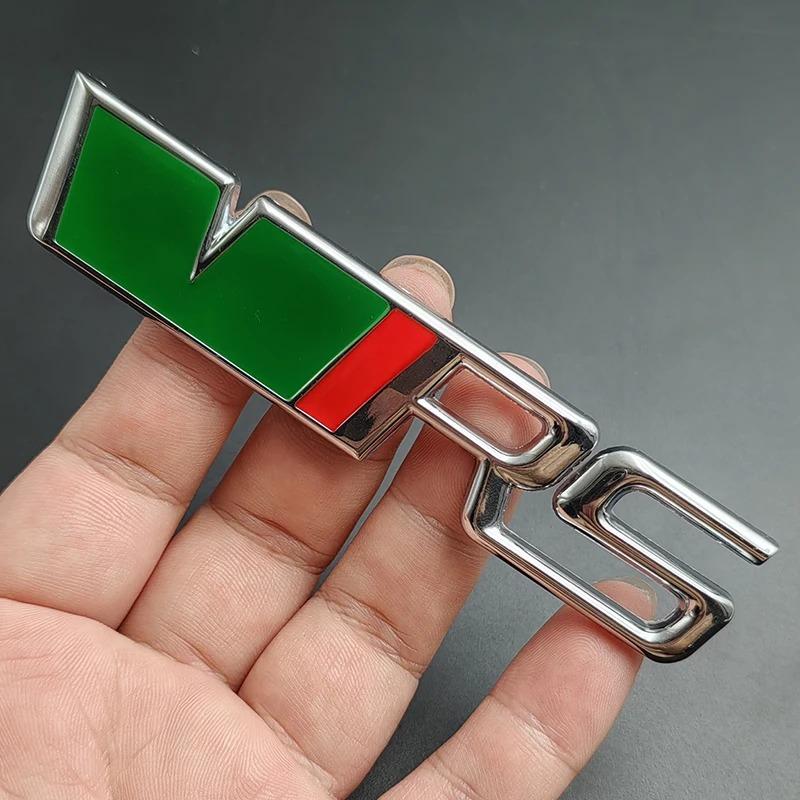JIYQ3 3D Metal VRS Logo Car Emblem Rear Tail Bumper Badge Sticker For Skoda Rapid Octavia 2 3 A5 RS Kodiaq Fabia Superb Accessories