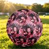 Demon Slayer Printed Size 5 Standard Football, Waterproof PU Training Soccer Ball for Outdoor Sports