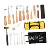 29x набор инструментов для работы с искусственной кожей, органайзер для молотка, принадлежности для шитья своими руками