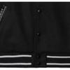 Carhartt WIP X Awake NY Collaboration Floral Embroidery Letter Print Design College Style Baseball Jacket Unisex Jacket Black I031336-1NB-XX