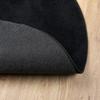 OVIEDO Rug Short Pile Black Ø 120 cm