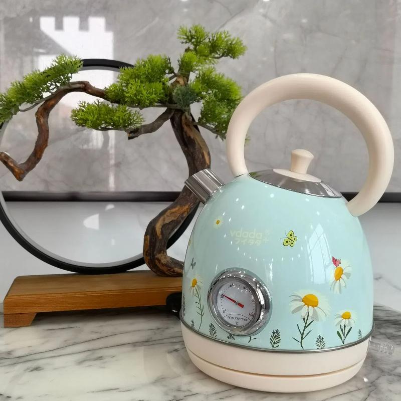 Electric Kettle with Temperature Display, 304 Stainless Steel Household Electric Kettle