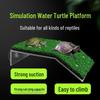 Acrylic Turtle Climbing & Sunbathing Platform with Feeding Trough - Small Size Floating Island for Tanks