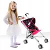Poussette canne pour poupée légère et pliable avec harnais - Kinderplay (KP0290R)