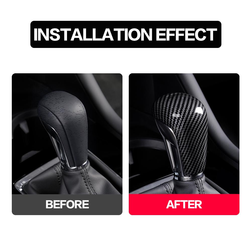 1PCS Car Gear Shift Knobs Gear Head Cover Trim Interior Accessories For Mazda 3 BP Axela CX-30 CX30 CX-50 CX50 2019 - 2025 2022