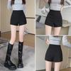 Women's High Waist Black Summer Shorts 2024