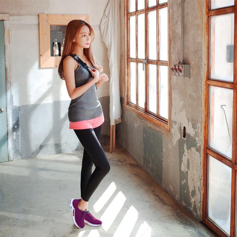 Big Size Women's Shoes Ladies Sports Fashion Casual Breathable Low Top Solid Color Running Shoes