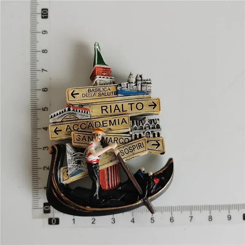 Италия Венеция Магниты на холодильник Итальянская Таормина Рим Флоренция Альберобелло Трулли Лев Туризм Холодильник Магнитные наклейки Декор