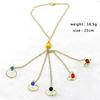Endgame Thanos Infinity Stones Gauntlet Bracelet Ring Hand Chain Bracelet Prop Iron Man Cosplay Women Men Jewelry Gifts