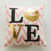 Hot Stamping Pillowcase Nordic Ins Style Indian Feather Pineapple Gold Cushion Nordic Simple