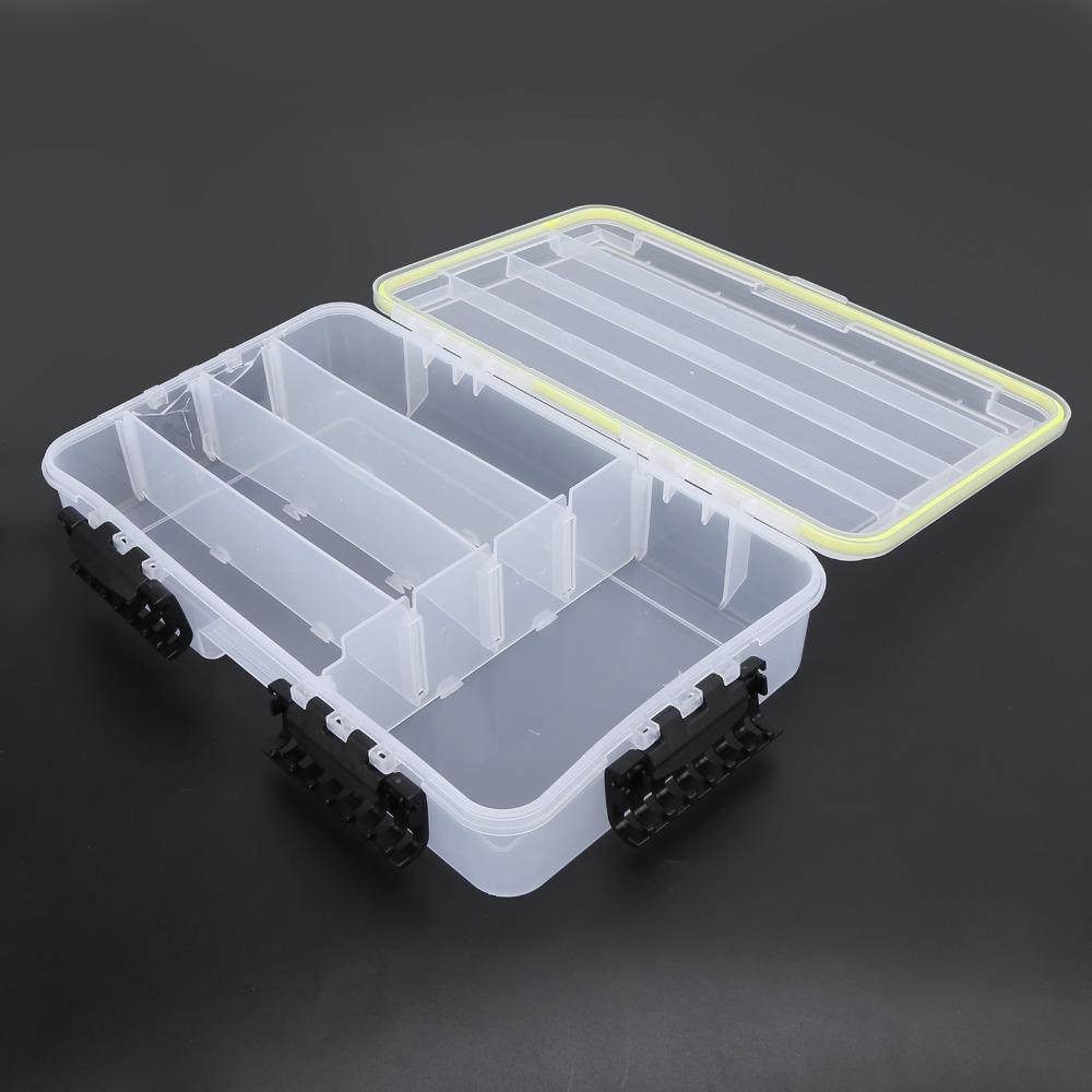 with Removable Partitions Fishing Lure Storage Box Waterproof Fishing Tackle Box Fishing Outdoors