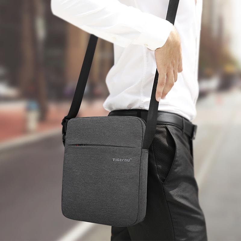 Tigernu Мужская сумка-мессенджер, водонепроницаемая сумка через плечо высокого качества для мужчин, деловая дорожная сумка через плечо, мужская мини-сумка