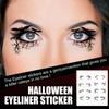 Halloween Eyeliner Stickers, Scary Fashion Party Makeup Tool Bat Spider Eye Shadow Sticker