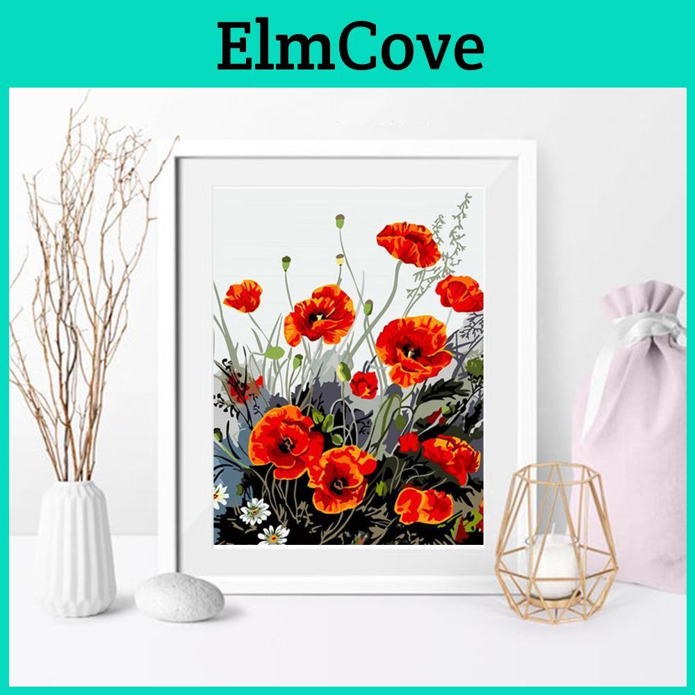 Diamont Art Diamond Painting Flowers Painting Cross Stitch Diamond Embroidery Rhinestones Painting