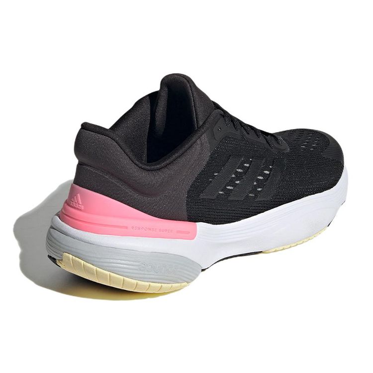 adidas Response Super 3.0 Черные прозрачные розовые женские кроссовки Core-Black Footwear-White GW6690