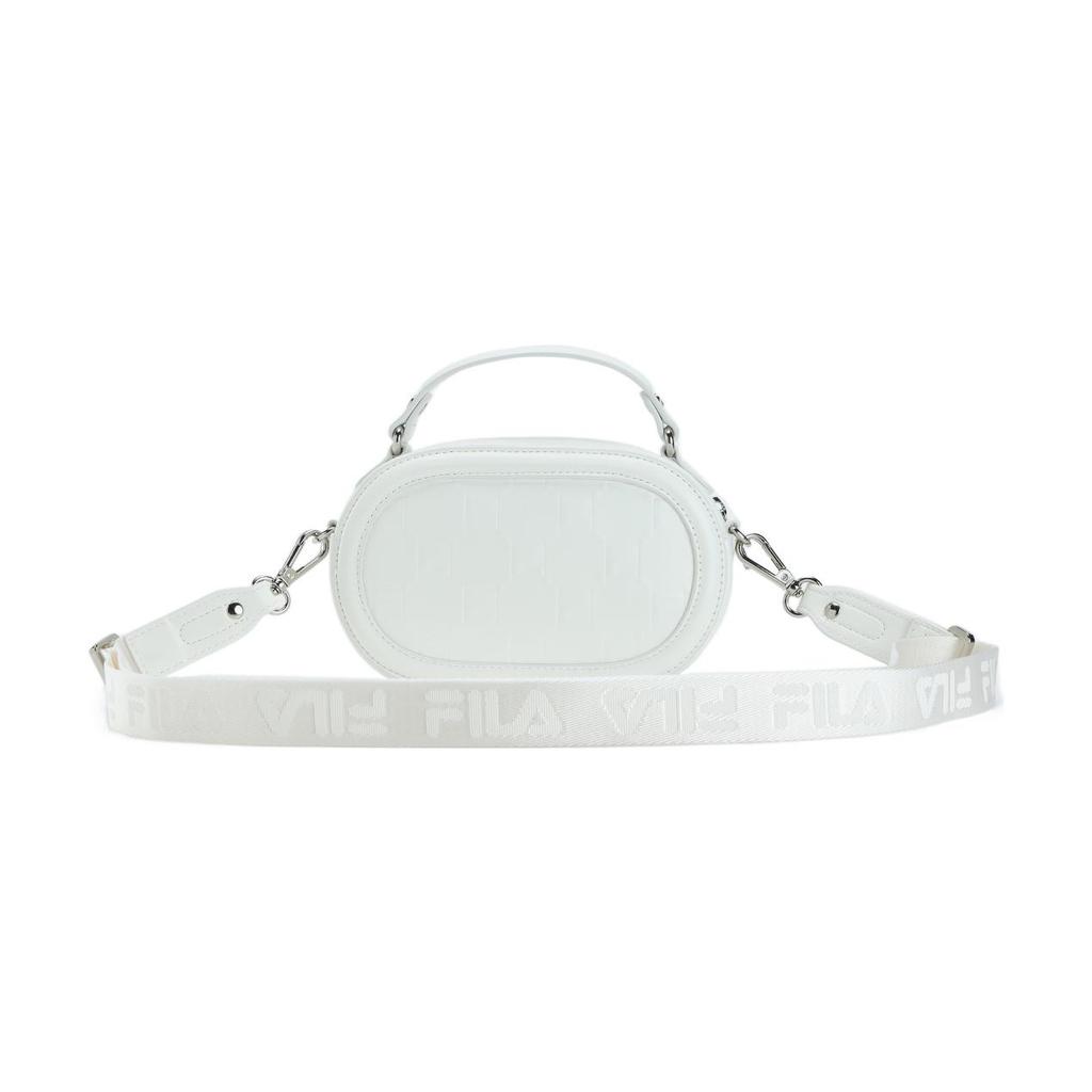 New FILA Plain Weave PU Handbag, Crossbody Bag, Crossbody Bag Trumpets Women's White F13W338169F-WT