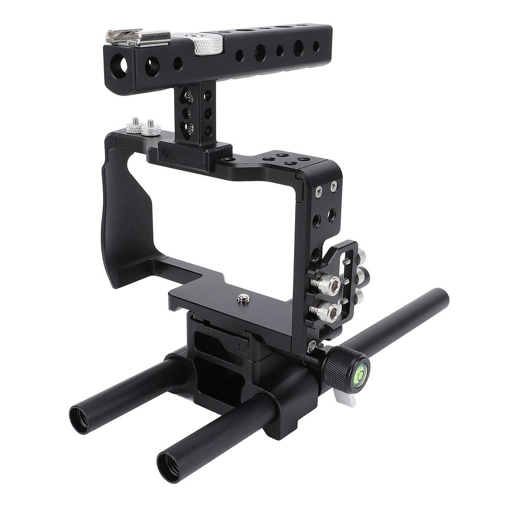 Клетка для DSLR-камеры с ригом, матовым боксом, следящим фокусом, стабилизатор видеокамеры из алюминиевого сплава, комплект для A6300, фотосъемка