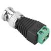 10Pcs Green Coaxial BNC Male Cable Connector Terminal Adapter CCTV Video Balun Camera