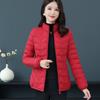Women's Autumn and Winter Plus Size Solid Color Comfortable Cotton Jacket Waist Thin Casual Jacket
