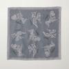 SATUR Angel Silk Scarf_Charcoal