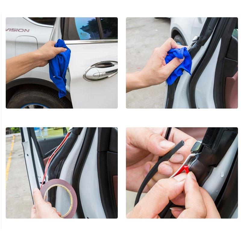 5 м авто универсальная кромка двери автомобиля резиновая защита от царапин формовочная полоса защитные полосы уплотнительные анти-натирание DIY автомобильный Стайлинг