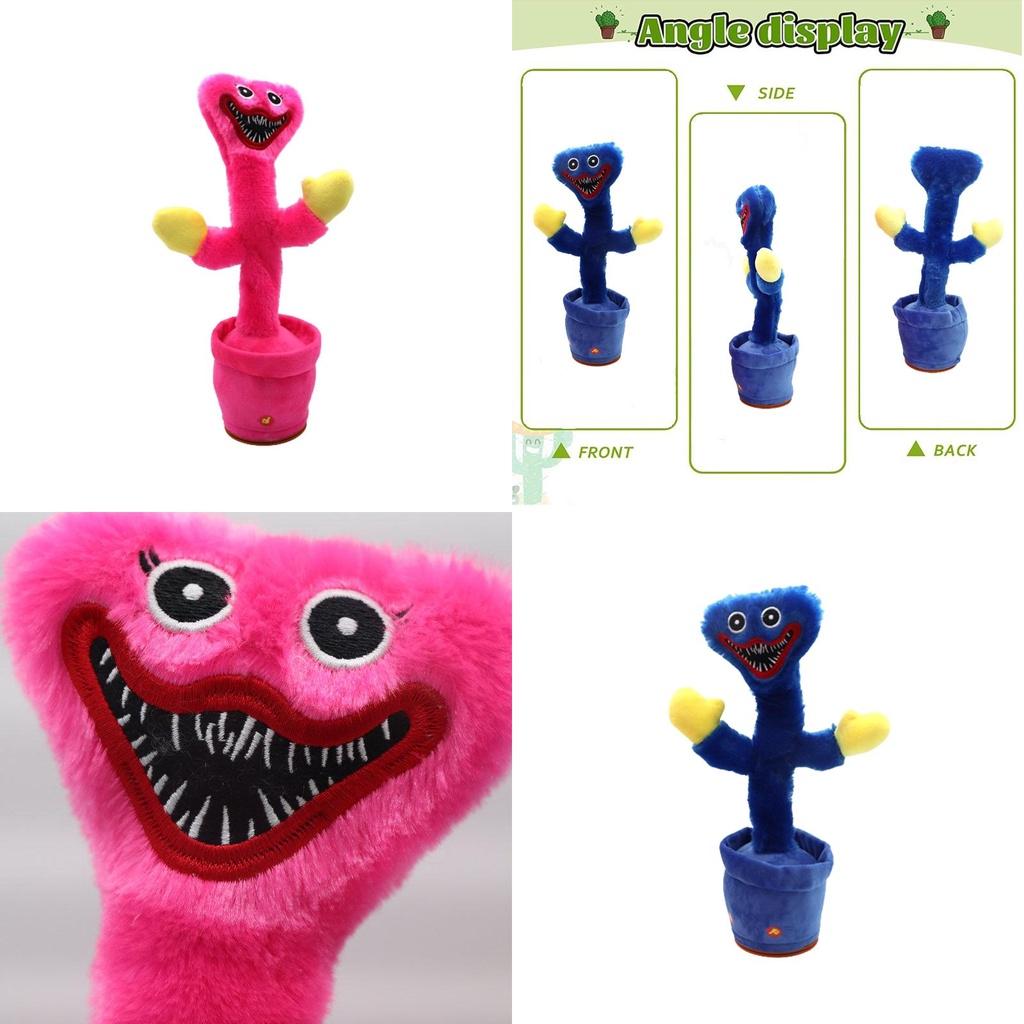 Poppy Playtime Huggy Wuggy Talking Cactus Plush Toy For Kids Interactive And Safe