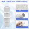 Pool Hose Coupling Pool Equipment Easy To Install Pool Hose Adapter Hose Fittings Pool Hose Connection for Swimming Pool