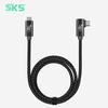 Кабель USB4 Type C 240 Вт 40 Гбит/с Прямой под прямым углом Нейлоновая оплетка Алюминиевый корпус Кабель для быстрой зарядки PD для ноутбука телефона