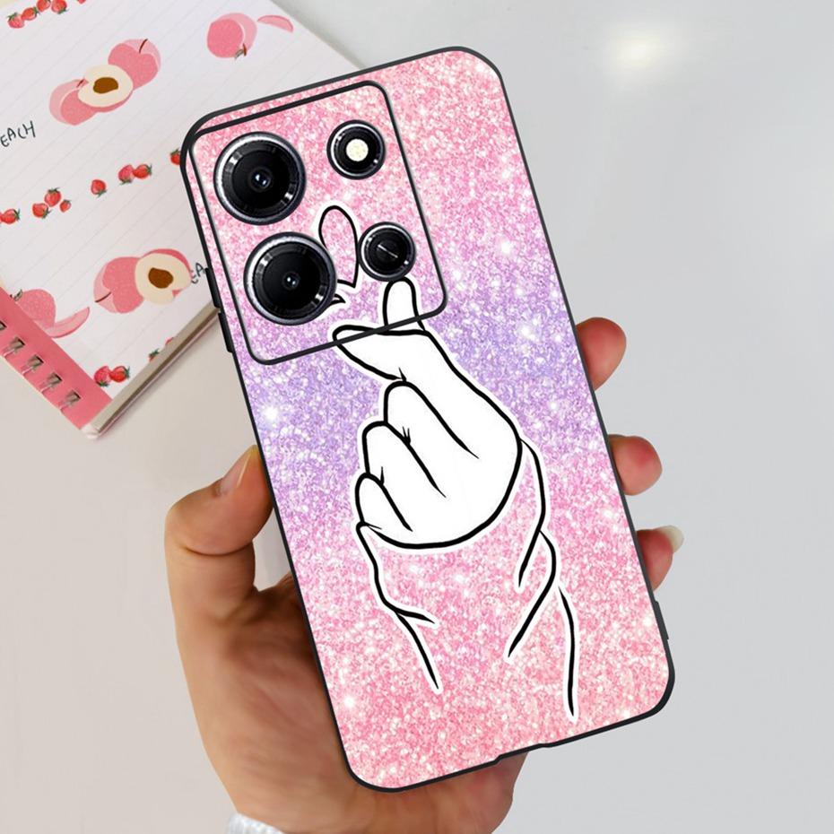 Модный Чехол-бабочка для телефона Infinix Note 30i Note30 Pro 2023 Мягкий Силиконовый ТПУ Задняя Крышка Для Infinix Note 30 Pro Note30i