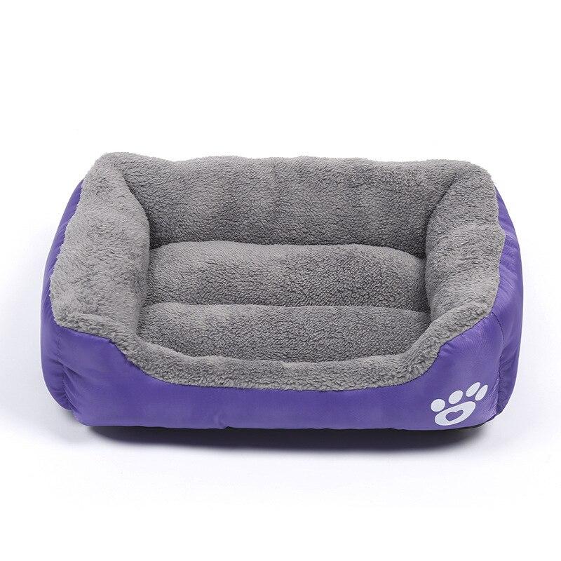 Pet Sofa Dog Bed Soft Fleece Warm Dog House Waterproof Bottom For Small Medium Large Dogs Cats Beds House