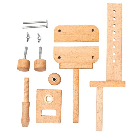 1 Набор Регулируемые Пяльцы для Вышивания Портативная Деревянная Вращающаяся Подставка для Вышивания Крестом Шитье