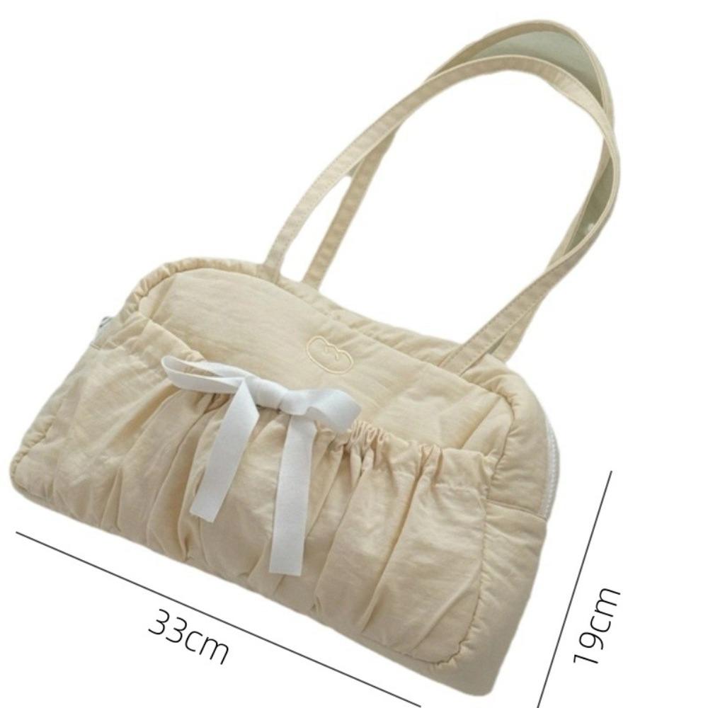 Cloud Embroidery Underarm Bag Large Capacity Travelling Bag Fashion Shoulder Bag Female