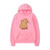 Cartoon Anime Print Fashion Sweatshirt Hip Hop Casual Unisex Autumn Winter Fleece Oversize Streetwear Tops Sudaderas