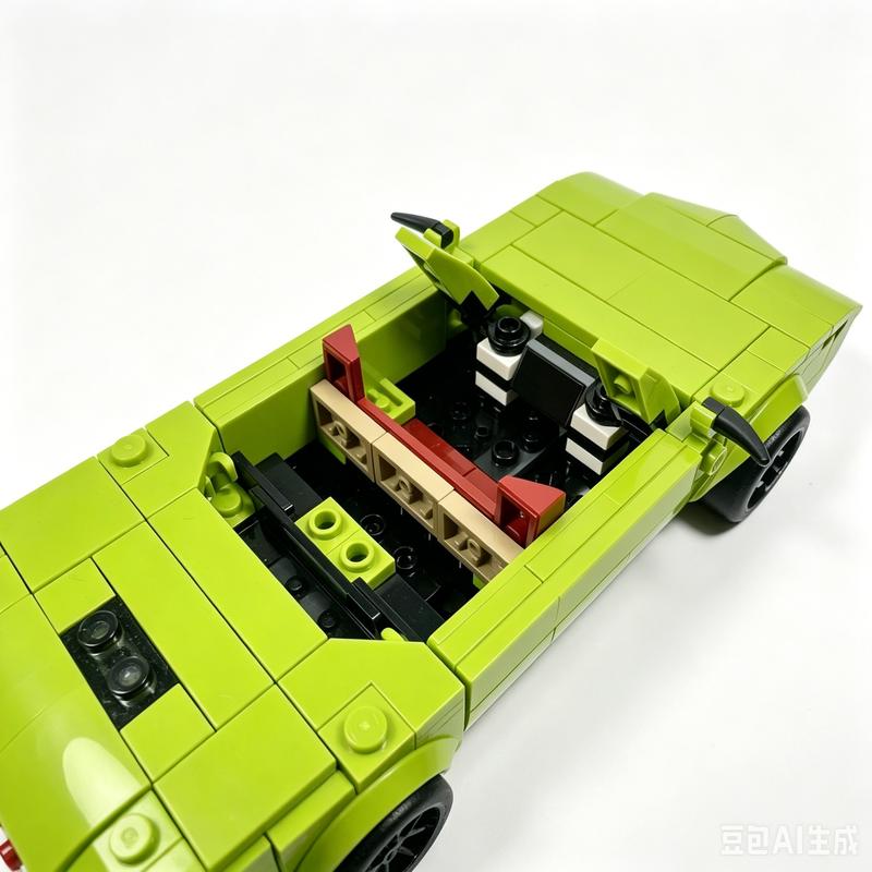 239 деталей Carlo Sports Car MOC Модель на основе 77237 Строительные блоки Пользовательская головоломка Сборка своими руками Образовательная коллекция
