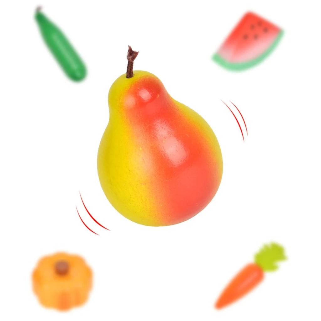 Детская деревянная кухня, игрушки для приготовления десертов, ролевые игры, Монтессори, фрукты, овощи, морепродукты, набор игрушек с имитацией еды для девочек