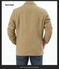 Men's Plus Size Cotton Blazer Jacket - Korean Style Spring/Autumn