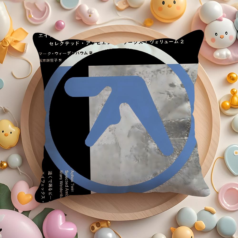 Aphex Twin Richard D James Музыкальная Наволочка Плюшевая Ткань Мягкая Двусторонняя Печать Наволочка для Подушки Дивана Стойкие Цвета Домашний Декор