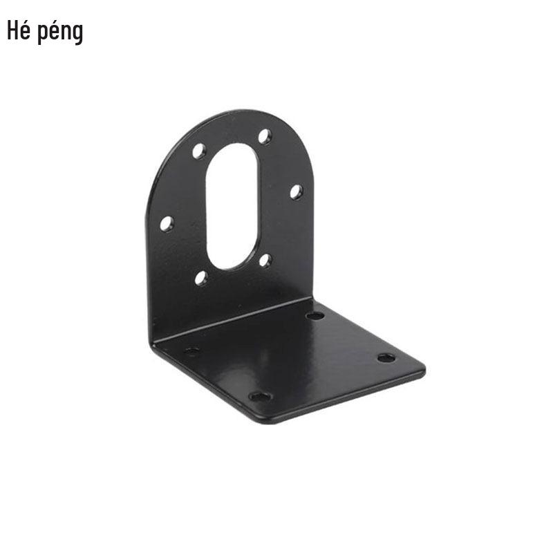 25/37mm Gear Motor Bracket for GM25-370/520/555 - Iron/Aluminum, Spray-Painted