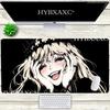 HYBXAXC Готическая Аниме Девушка-Вампир Коврик для Мыши Темная Эстетика Настольный Коврик Большой Нескользящий Игровой Коврик для Мыши для Игрока