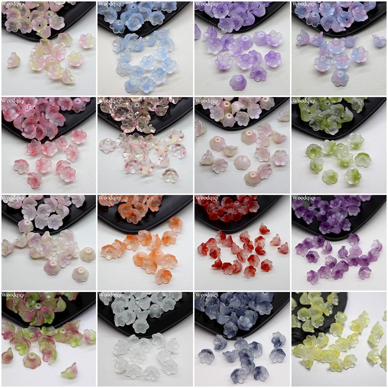 For Jewelry Making Jewelry Accessories High Quality Bracelets Necklace Beads Caps 20PCS/Lot 12x7mm Charms DIY Popular Spacer Beads Glass
